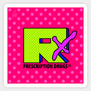 Pharmacy Pop Art 80s 90s MTV Parody Sticker